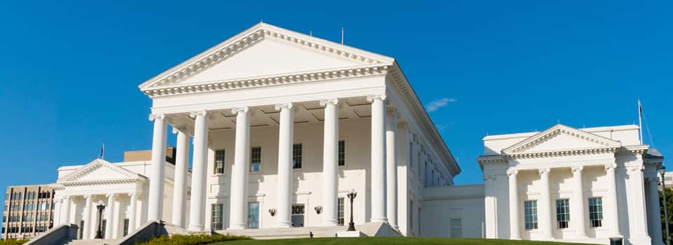 Virginia State Capitol building.