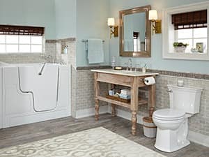 Handicap shower from American Standard Estate Suites collection