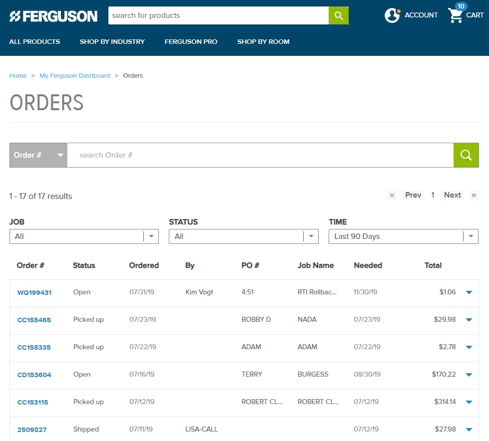 Orders: How to Find Order History, Reorder Recent Purchases